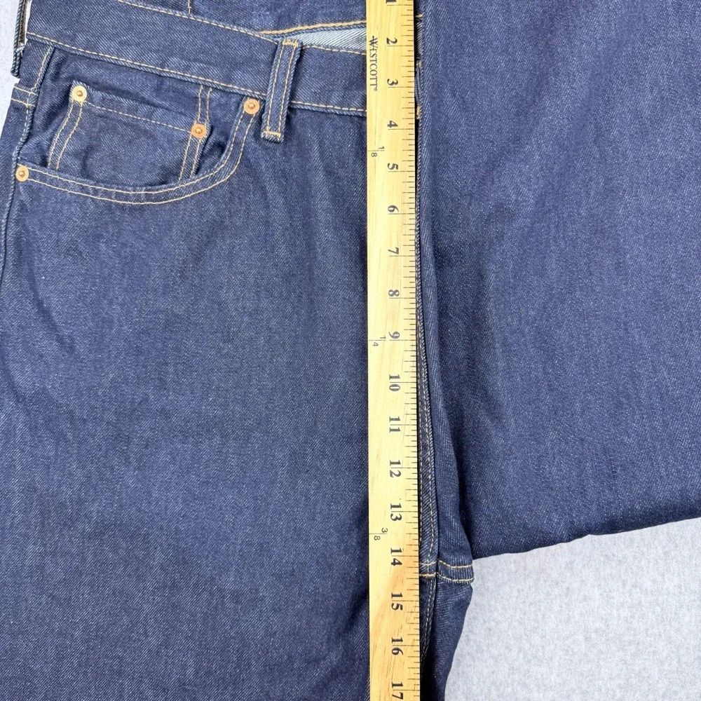 Levis 550 Relaxed Fit Jeans Mens 42x29 Dark Indigo Blue Denim New Without Tags